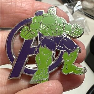 Disney Hulk Avengers Pin - Green and Purple